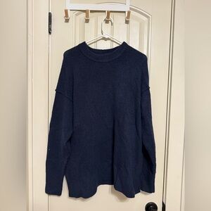 Aerie Navy Oversized Sweater